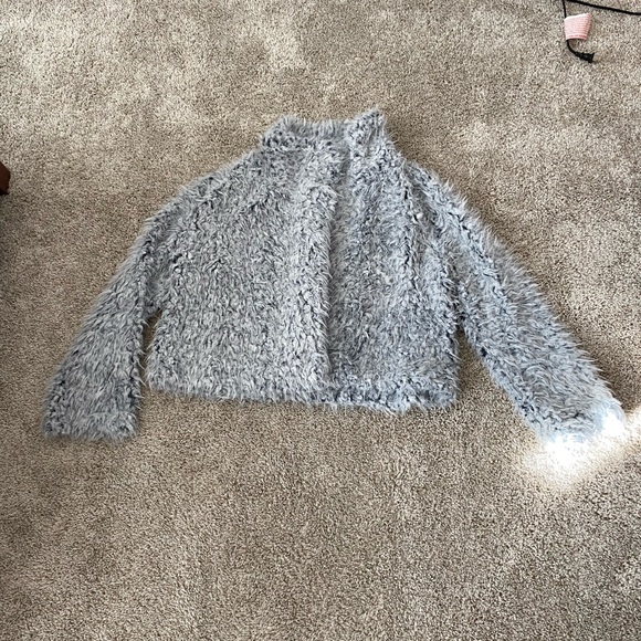 Target blue fluffy jacket - Picture 1 of 7